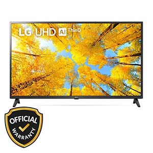 LG 43UQ7550 UQ 75 Series 43 Inch 4K UHD LED Smart TV
